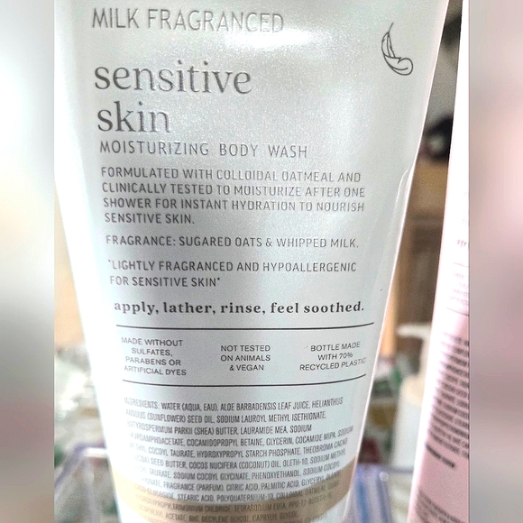 Sensitive Skin Bath and Body Colloidal Oatmeal Body Wash ☆ 2 Pieces - Picture 3 of 7
